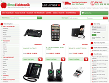 Tablet Screenshot of elmaelektronik.com